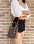 Michael Kors Mercer Extra Small Phone Crossbody Bag Leather Brown MK